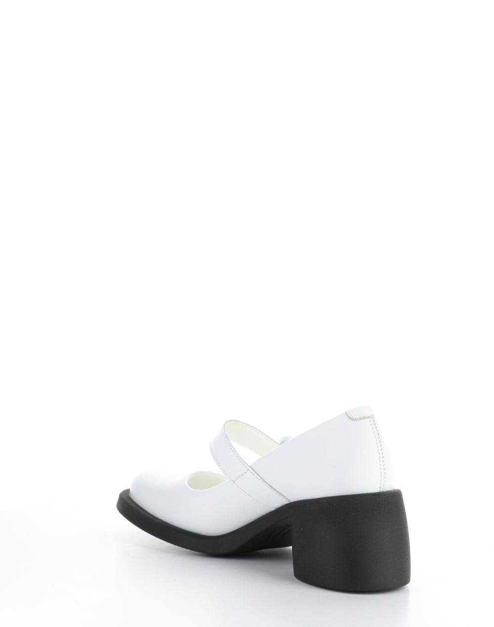 HUVI044FLY 004 WHITE Round Toe Shoes