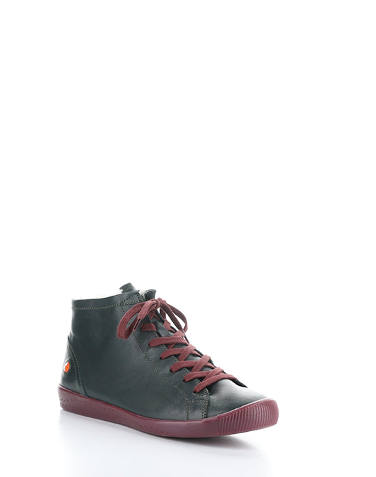 IBBI653SOFW 033 FOREST GREEN/DK RED SUPPLE LEATHER