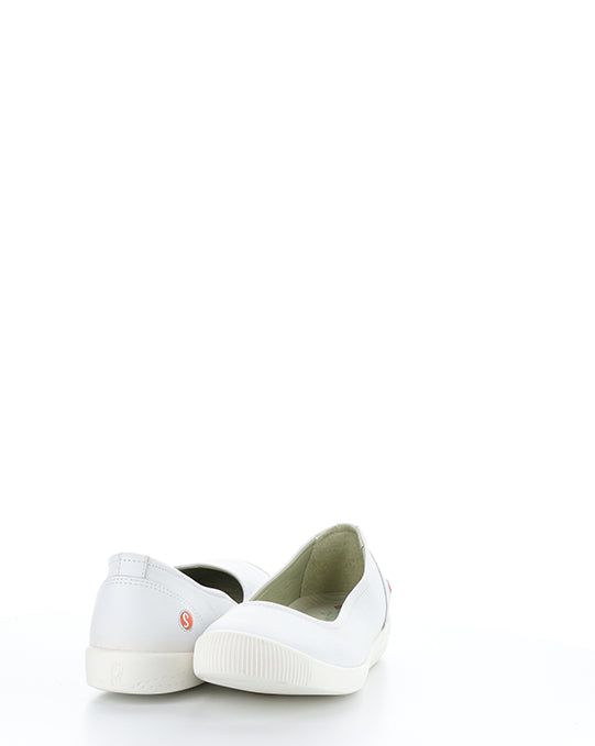 ILSA676SOF 007 WHITE SMOOTH LEATHER