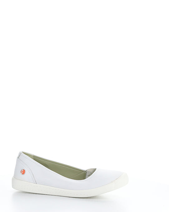 ILSA676SOF 007 WHITE SMOOTH LEATHER