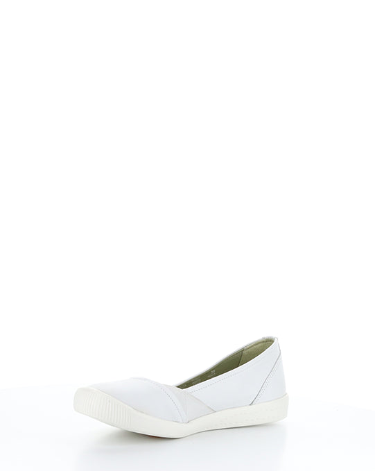 ILSA676SOF 007 WHITE SMOOTH LEATHER