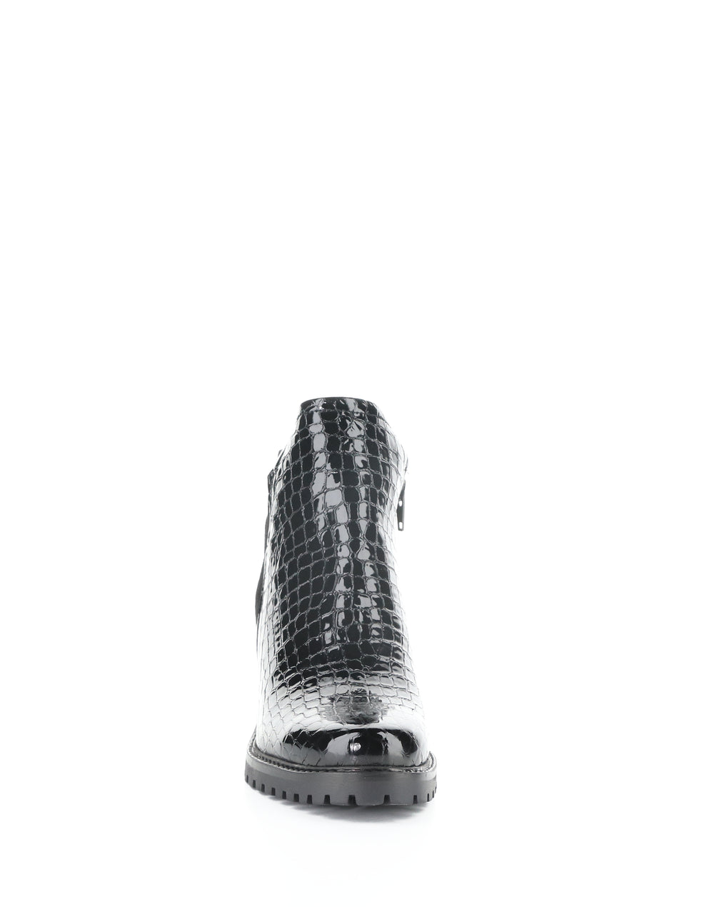 INARA BLACK CROCCO PRINT/SUEDE