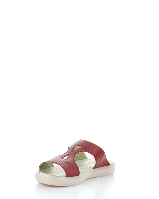 INBEY745SOF 002 RED SMOOTH LEATHER