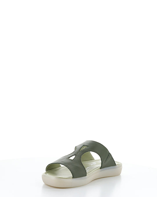 INBEY745SOF 003 OLIVE SMOOTH LEATHER