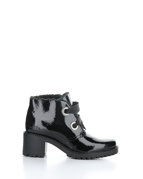 INDEX BLACK PATENT/MINI SHERPA