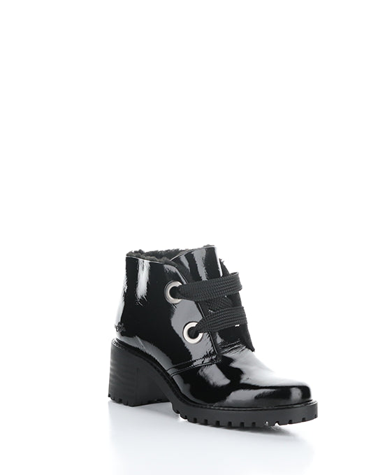 INDEX BLACK PATENT/MINI SHERPA