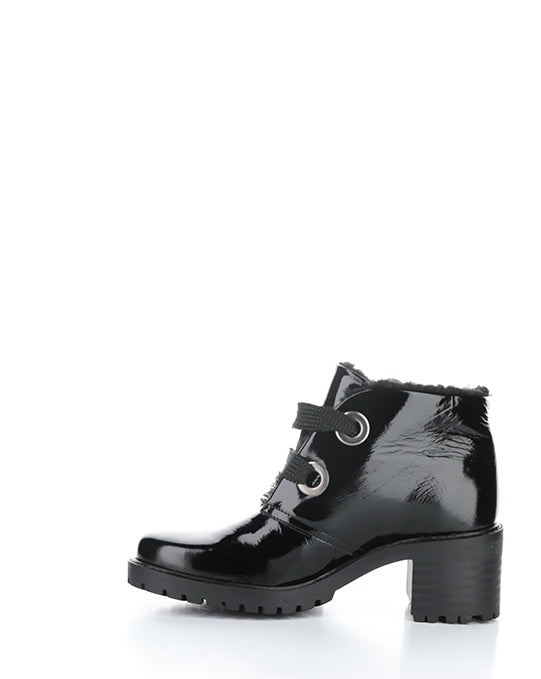 INDEX BLACK PATENT/MINI SHERPA