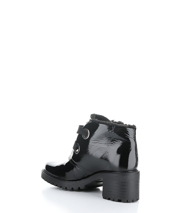 INDEX BLACK PATENT/MINI SHERPA