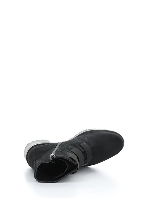 INDIE BLACK SUEDE/ELASTIC