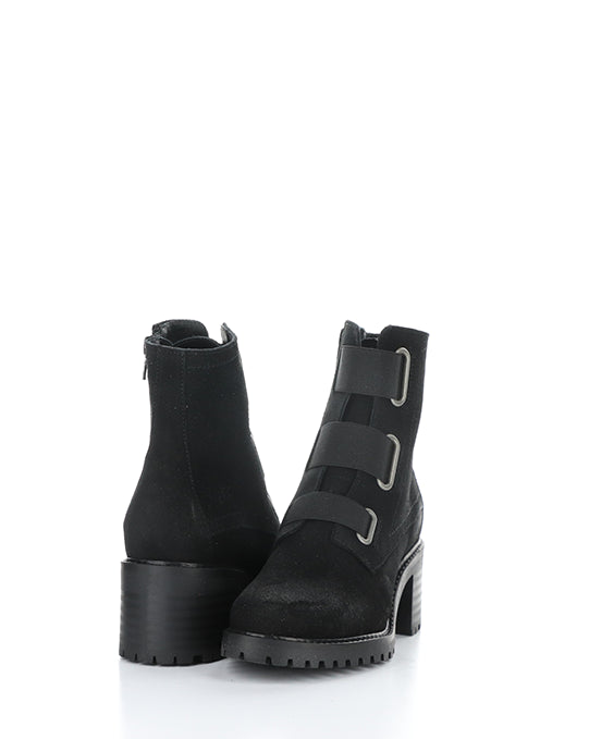 INDIE BLACK SUEDE/ELASTIC