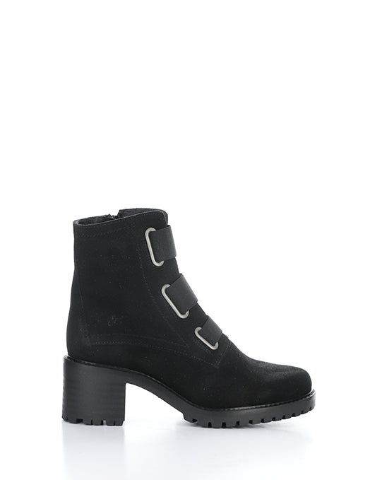INDIE BLACK SUEDE/ELASTIC