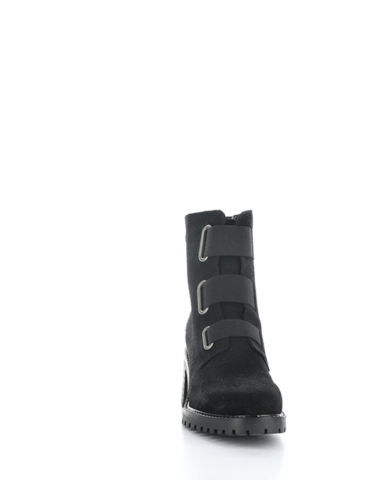 INDIE BLACK SUEDE/ELASTIC