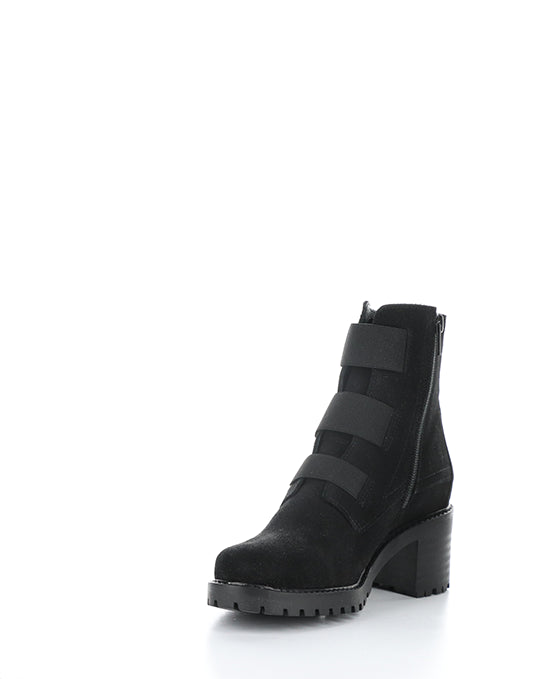 INDIE BLACK SUEDE/ELASTIC