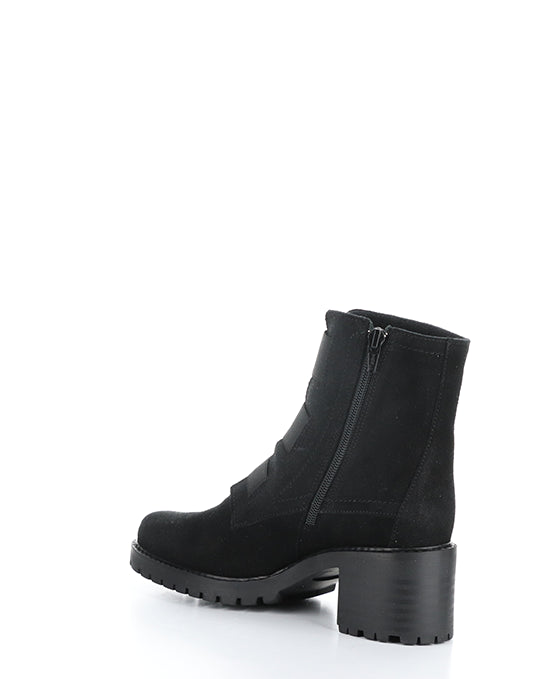 INDIE BLACK SUEDE/ELASTIC