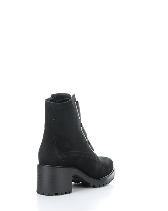INDIE BLACK SUEDE/ELASTIC