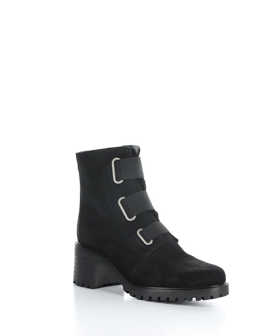 INDIE BLACK SUEDE/ELASTIC