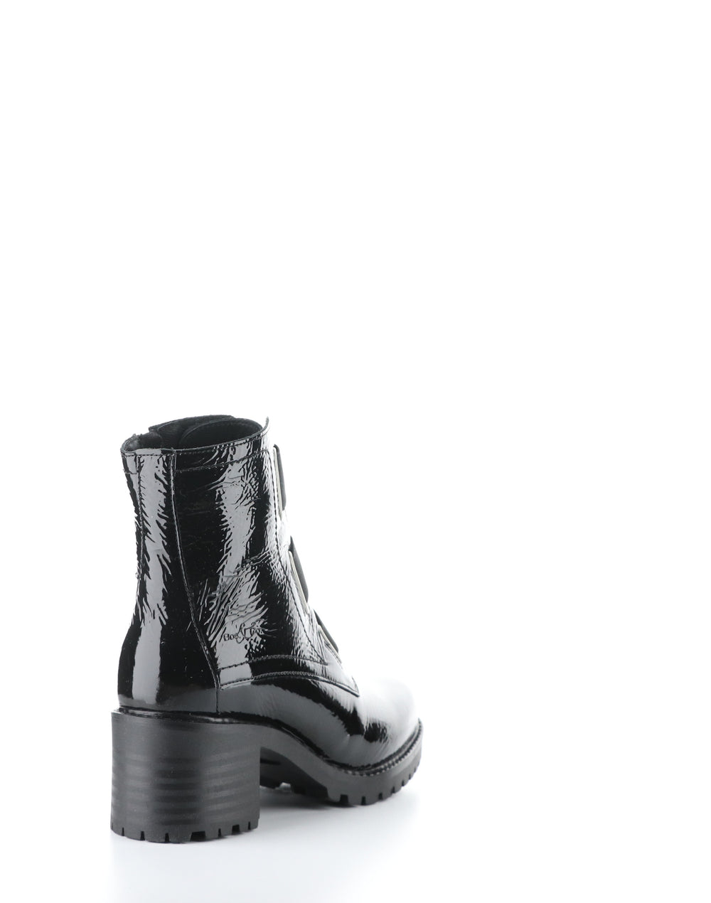 INDIE Patent Black Elasticated Boots