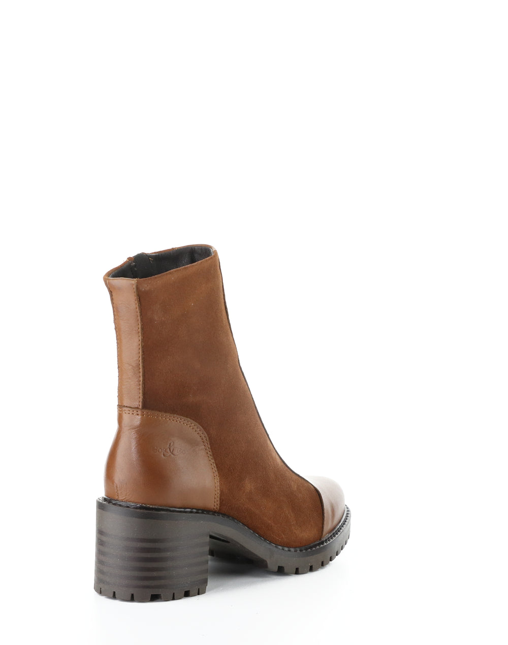 INGRID RICH TAN/REDWOOD BRUSHED FEEL/SUEDE