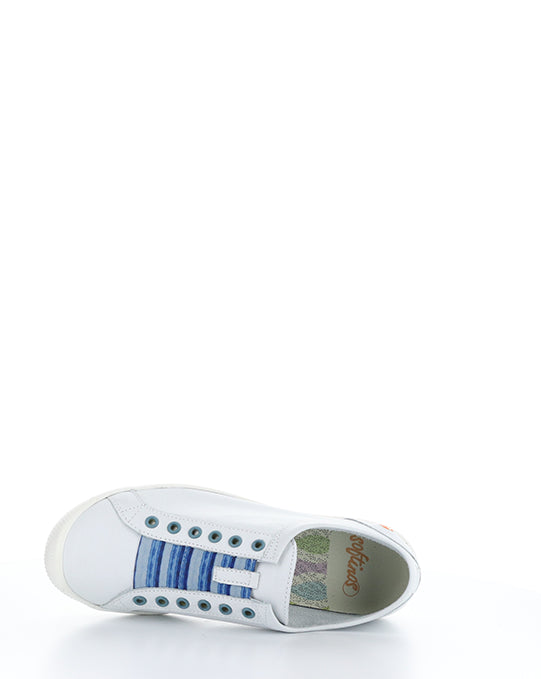 Irit637Sof 002 White/Blue Smooth Leather
