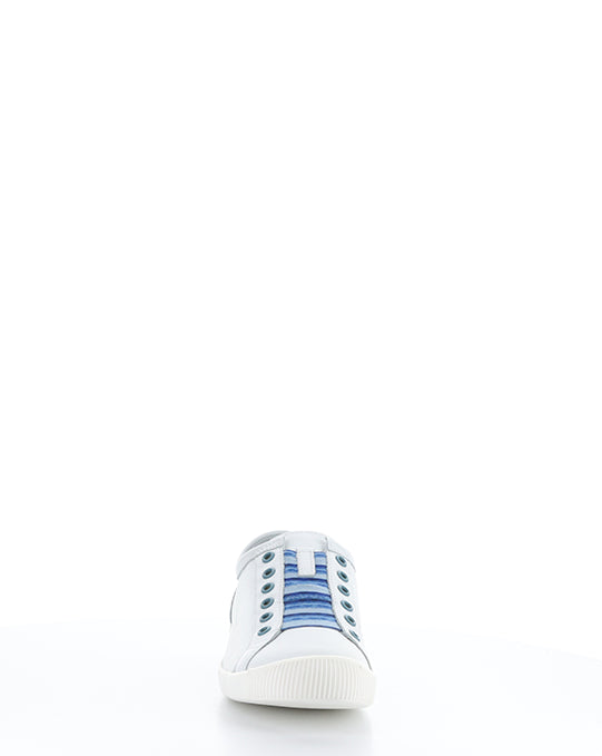 Irit637Sof 002 White/Blue Smooth Leather