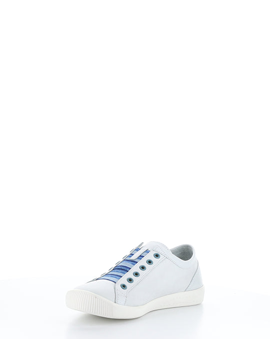 Irit637Sof 002 White/Blue Smooth Leather