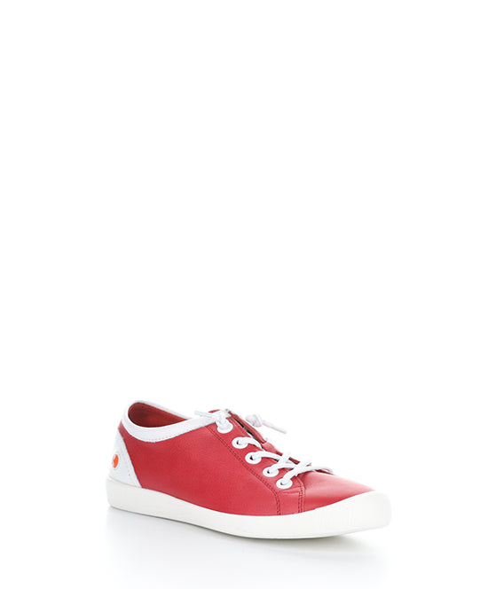 ISLA2557SOF 038 CHERRY RED/WHT SMOOTH LEATHER