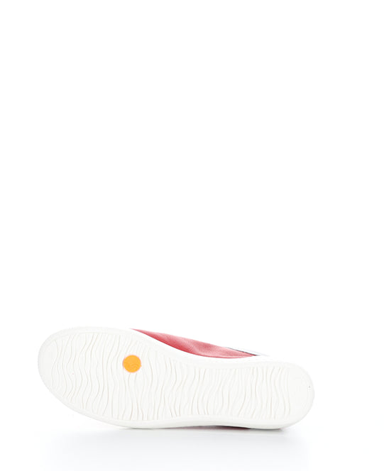 ISLA2557SOF 038 CHERRY RED/WHT SMOOTH LEATHER