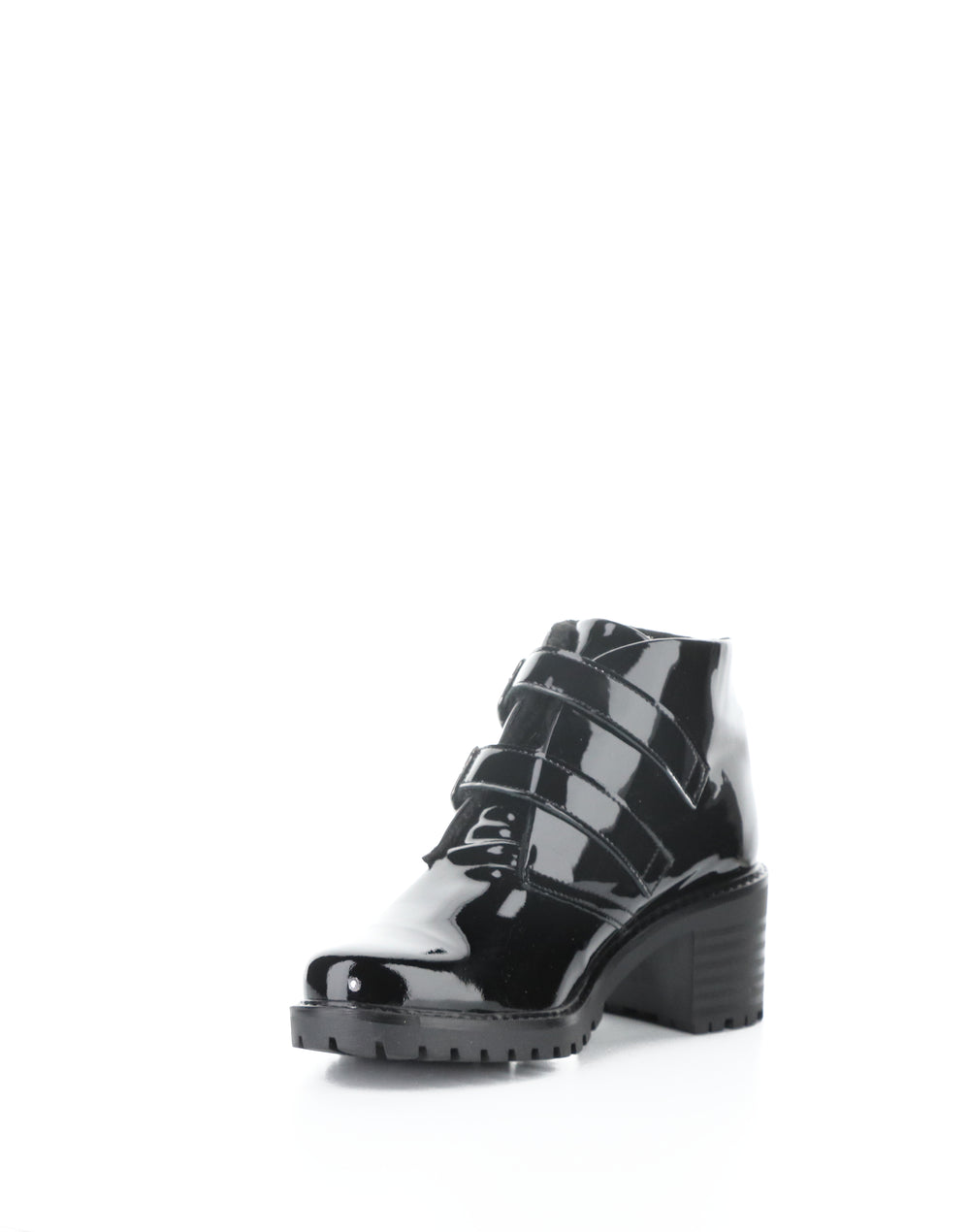 ISSEY BLACK PATENT/MINI SHERPA