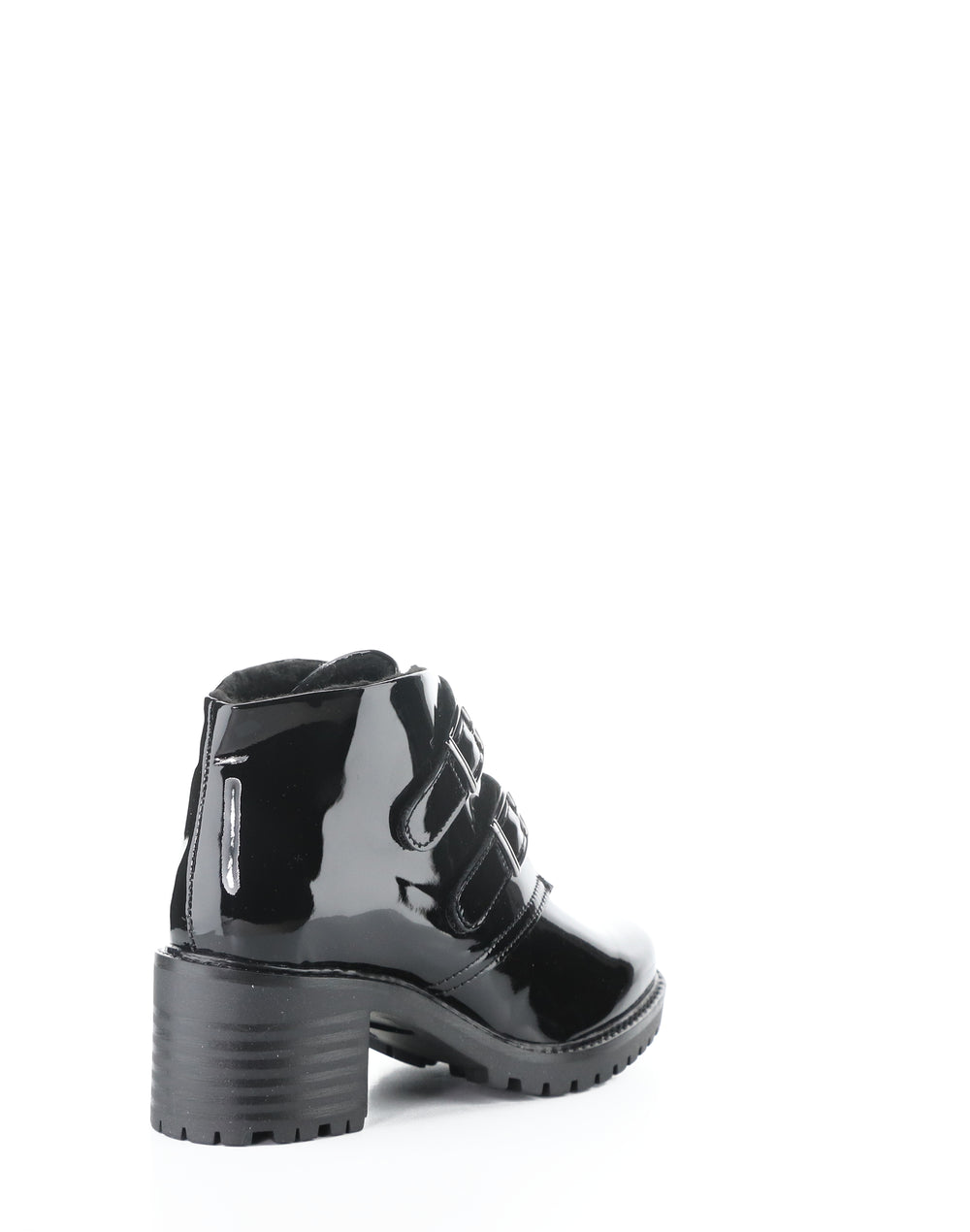 ISSEY BLACK PATENT/MINI SHERPA