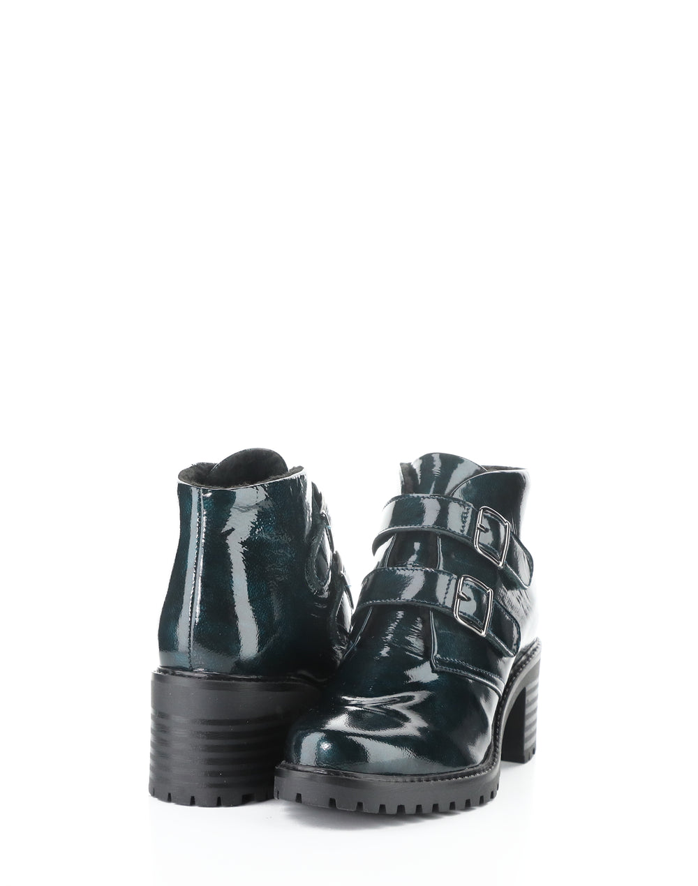 ISSEY DK GREEN MACHADO PATENT/MINI SHERPA