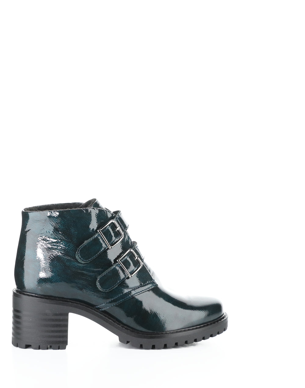 ISSEY DK GREEN MACHADO PATENT/MINI SHERPA