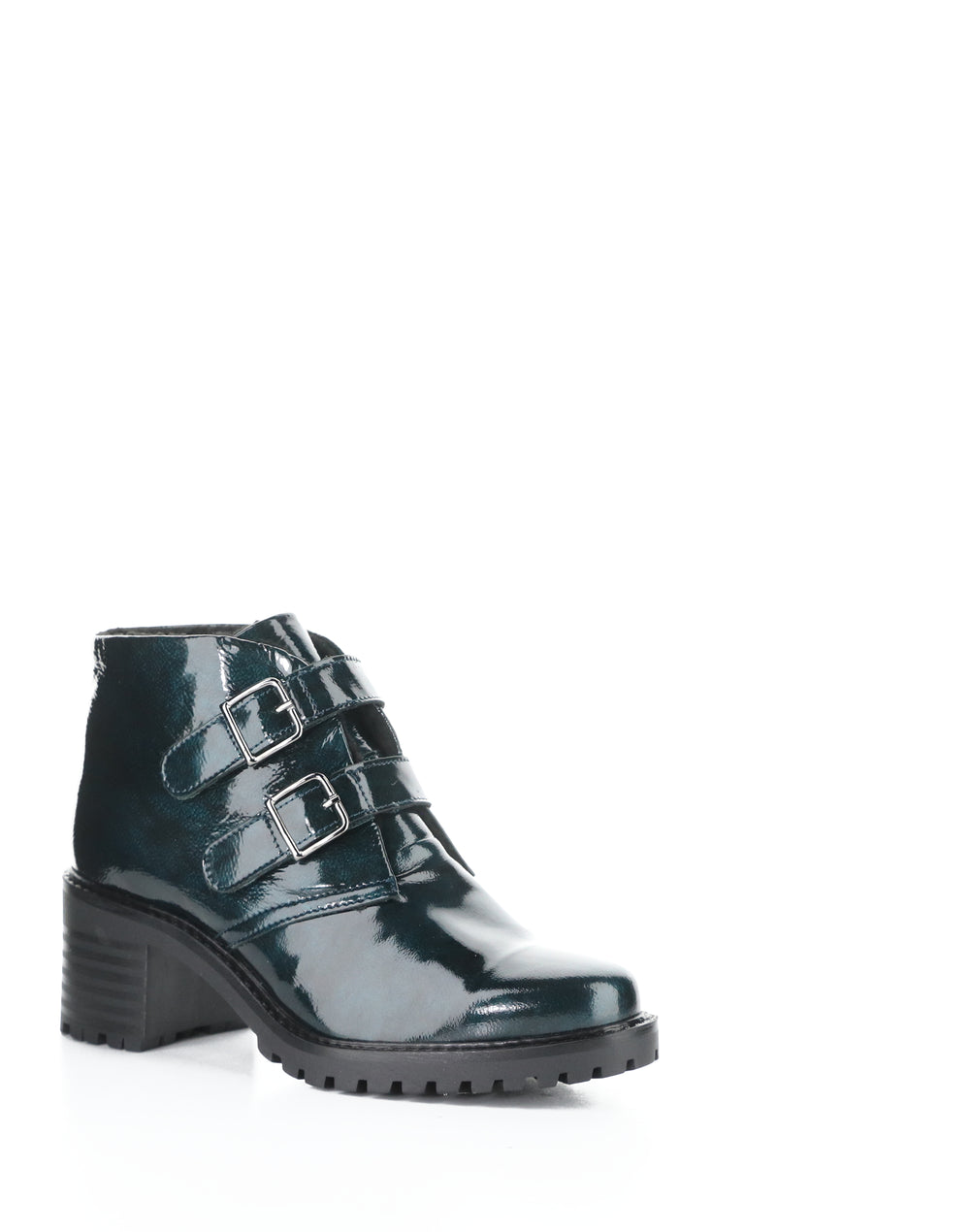 ISSEY DK GREEN MACHADO PATENT/MINI SHERPA