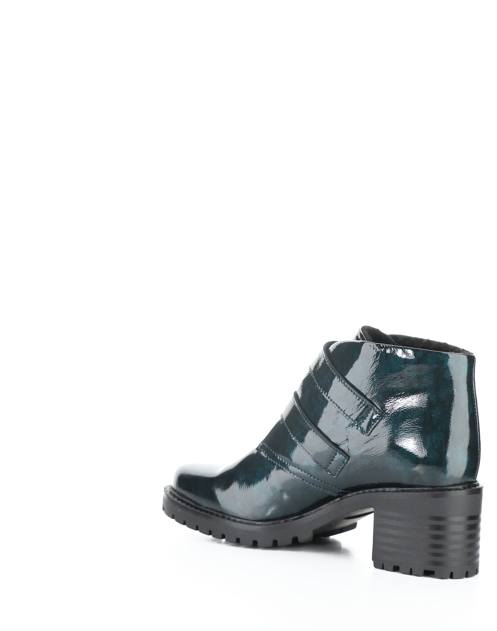 ISSEY DK GREEN MACHADO PATENT/MINI SHERPA