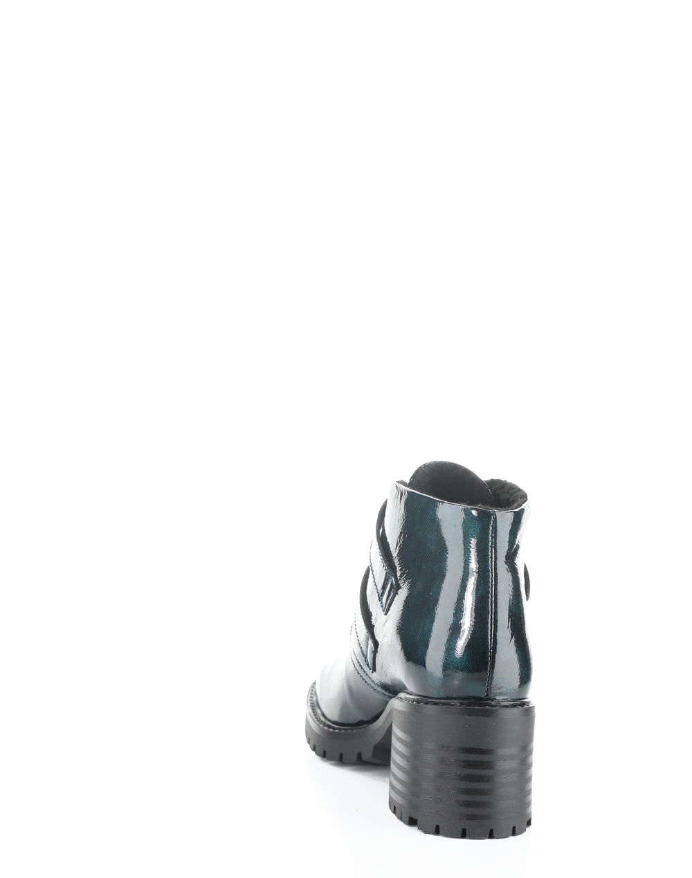 ISSEY DK GREEN MACHADO PATENT/MINI SHERPA