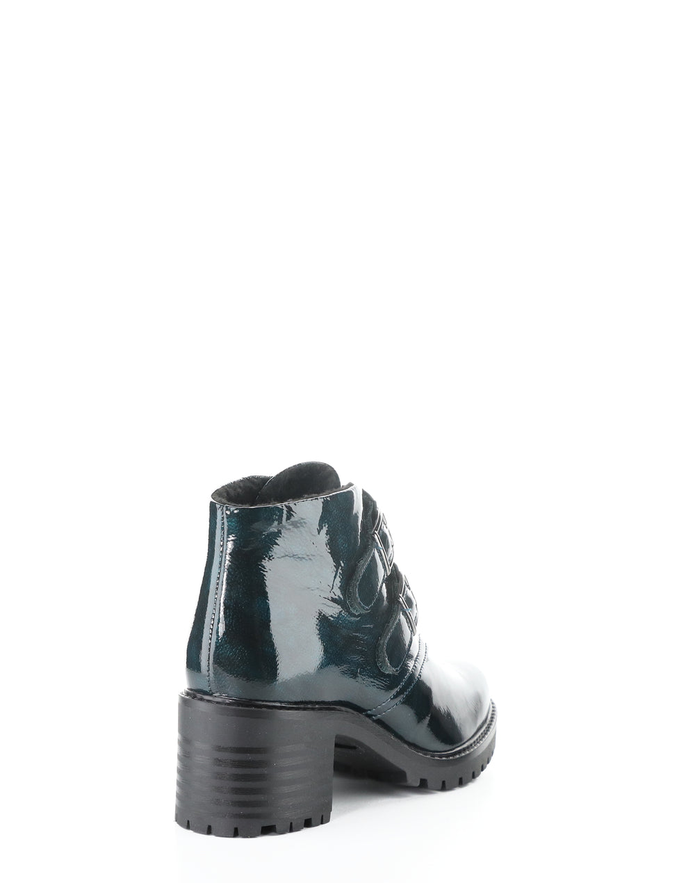 ISSEY DK GREEN MACHADO PATENT/MINI SHERPA