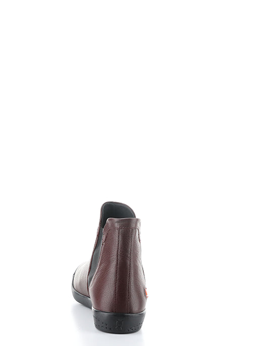 ITZI650SOF 018 DARK RED/BLACK SMOOTH LEATHER