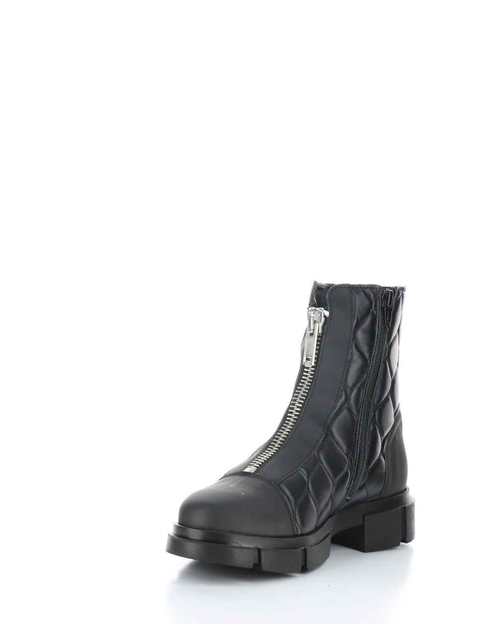 LANE BLACK Round Toe Boots