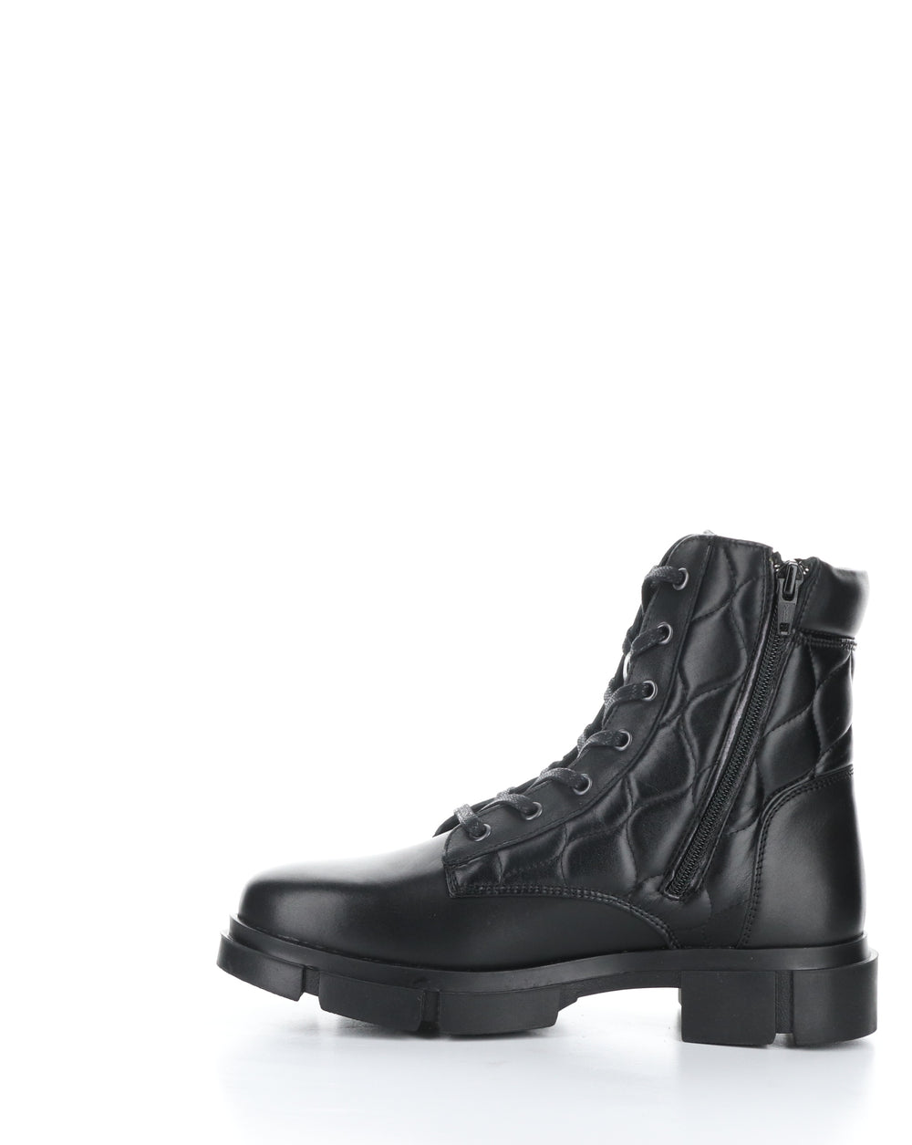 LIBEL BLACK Round Toe Boots