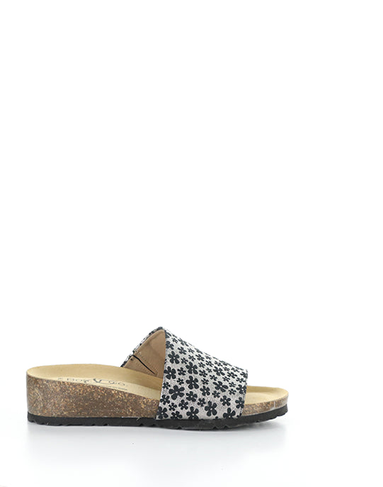 LUX GRAPHITE/BLACK CARTIER FLORAL PRINT