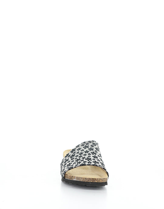 LUX GRAPHITE/BLACK CARTIER FLORAL PRINT