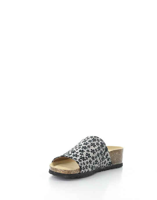LUX GRAPHITE/BLACK CARTIER FLORAL PRINT