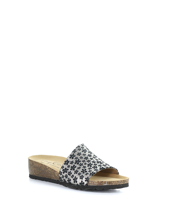 LUX GRAPHITE/BLACK CARTIER FLORAL PRINT