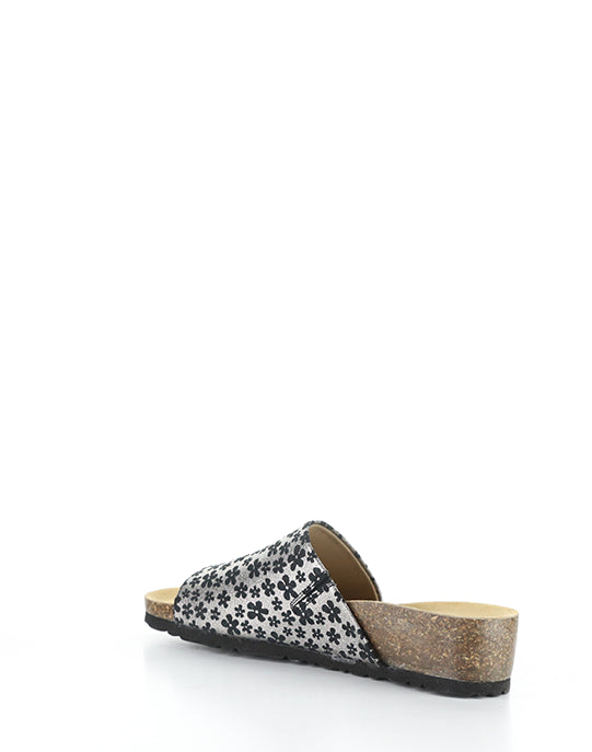 LUX GRAPHITE/BLACK CARTIER FLORAL PRINT