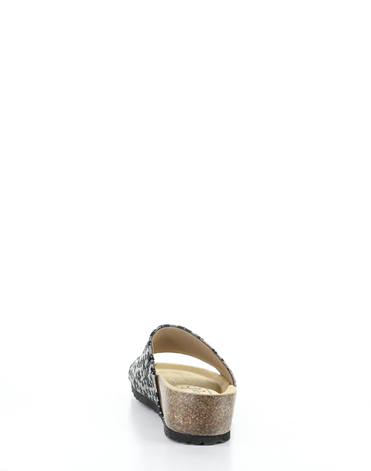 LUX GRAPHITE/BLACK CARTIER FLORAL PRINT