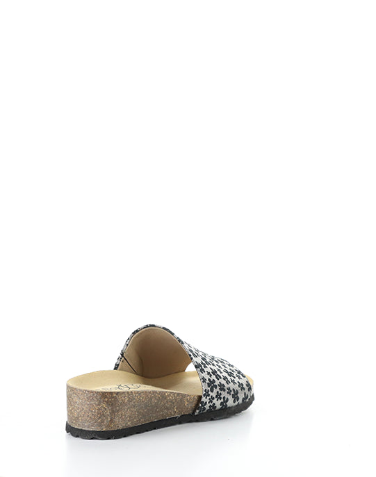 LUX GRAPHITE/BLACK CARTIER FLORAL PRINT