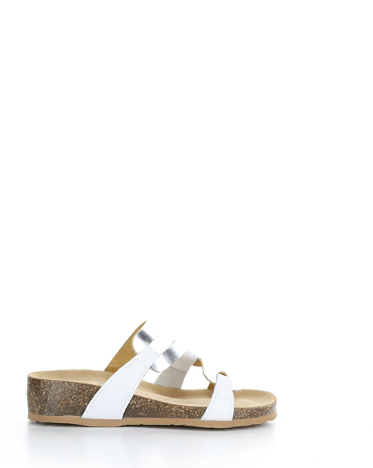 LUZZI WHITE/SILVER CRUST/METALLIC