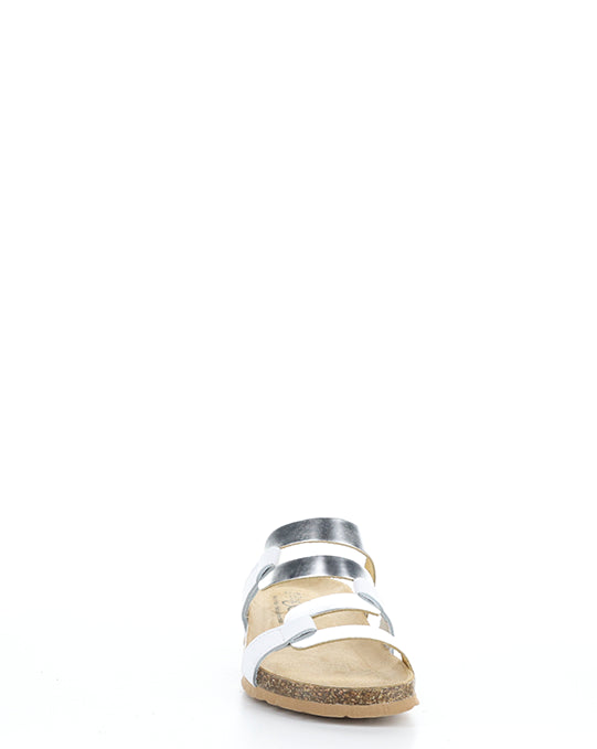 LUZZI WHITE/SILVER CRUST/METALLIC