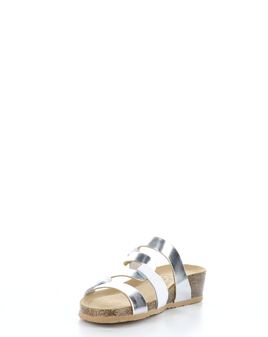 LUZZI WHITE/SILVER CRUST/METALLIC