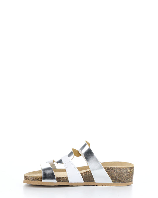 LUZZI WHITE/SILVER CRUST/METALLIC