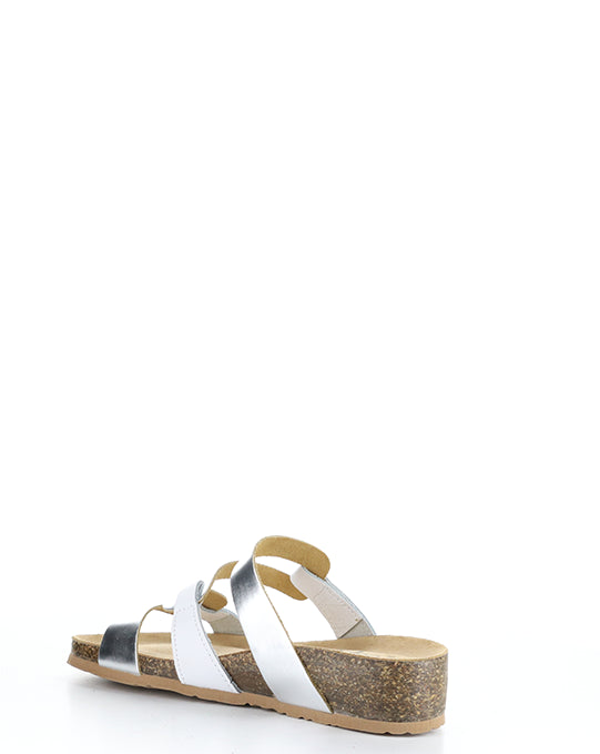 LUZZI WHITE/SILVER CRUST/METALLIC
